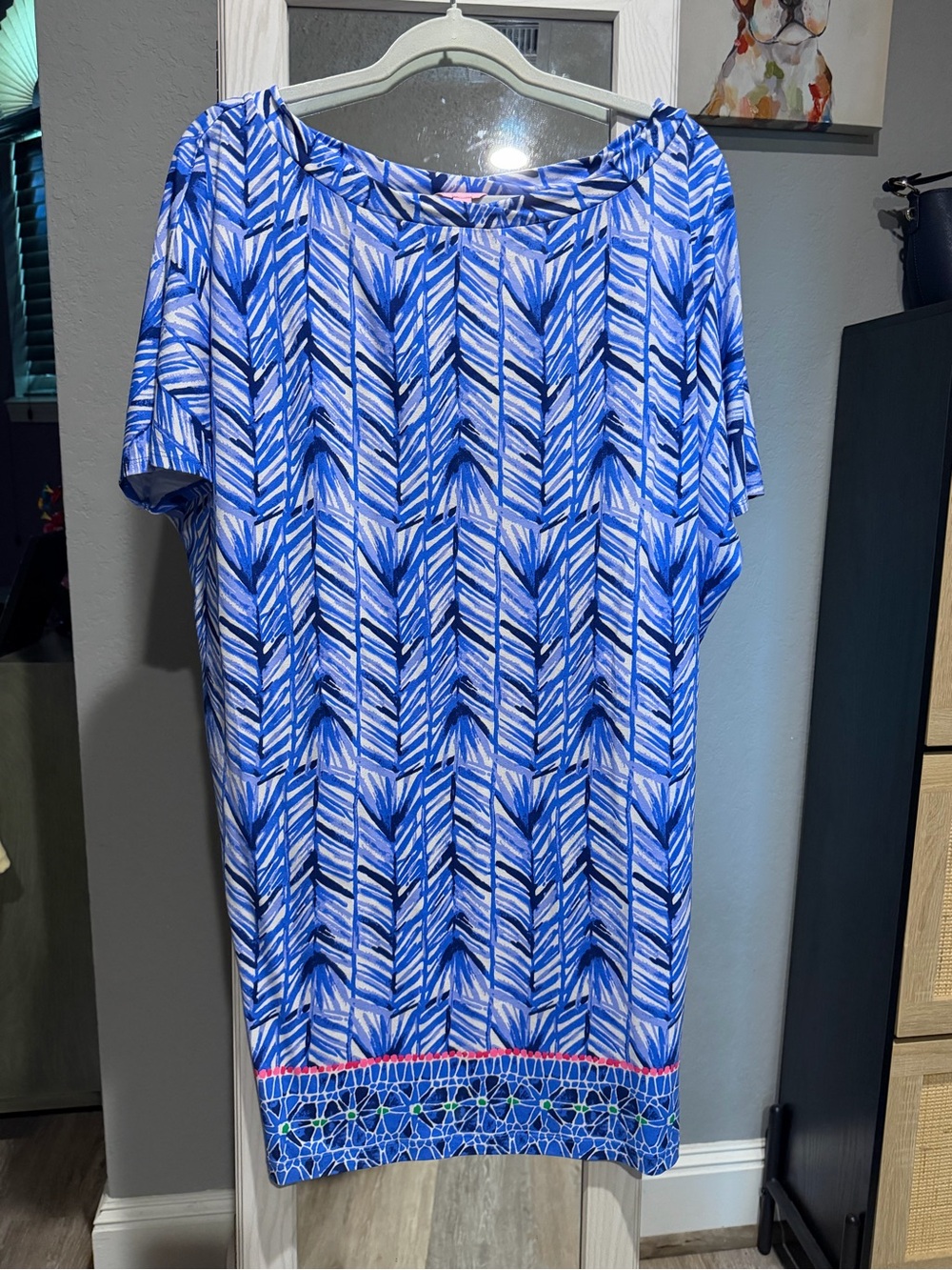 NWT Lilly Pulitzer Lowe Dress Costa Verde print in Lapis Blue Sz M 💙